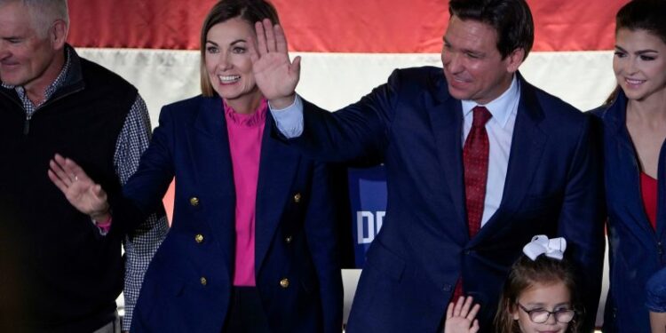 “Iowa Gov. Reynolds Fights Trump’s Attack on DeSantis
