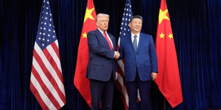 Trump, Xi meet in effort to resolve trade tensions sparked by US tariffs