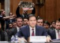 Capitol police arrest Rubio hearing disruptor; Republican senator says ‘off to jail’